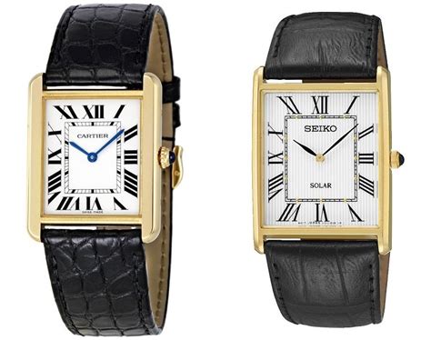 watches similar to cartier tank|seiko cartier tank style watch.